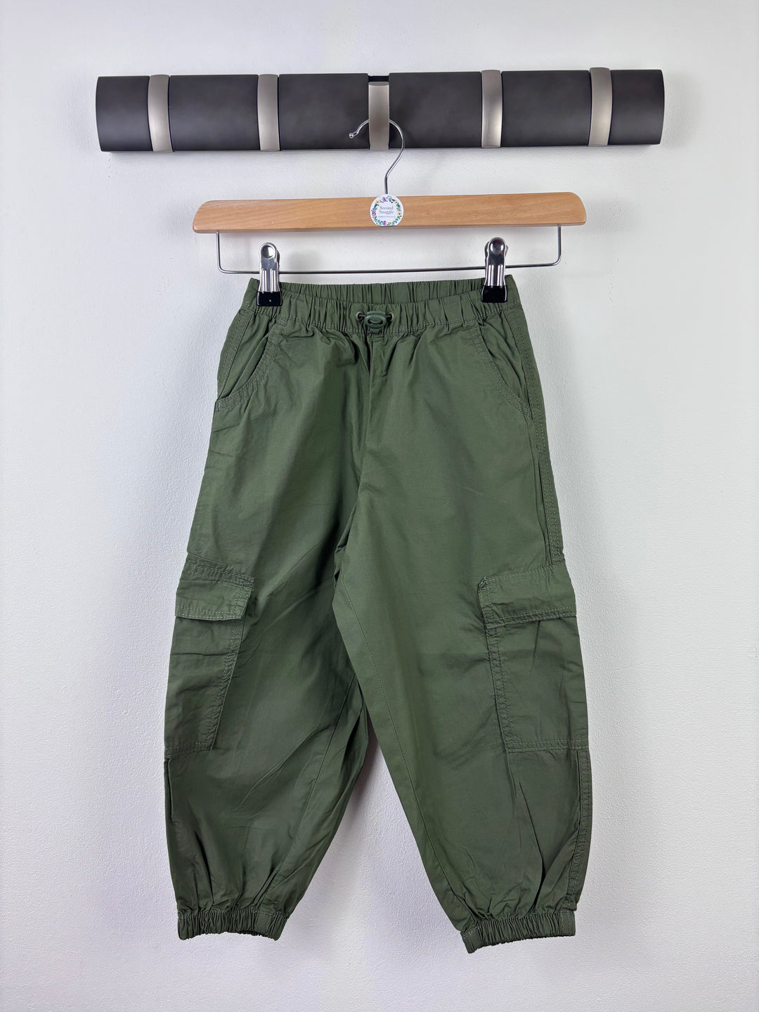 Next Green Cargo Trousers-Trousers-Second Snuggle Preloved