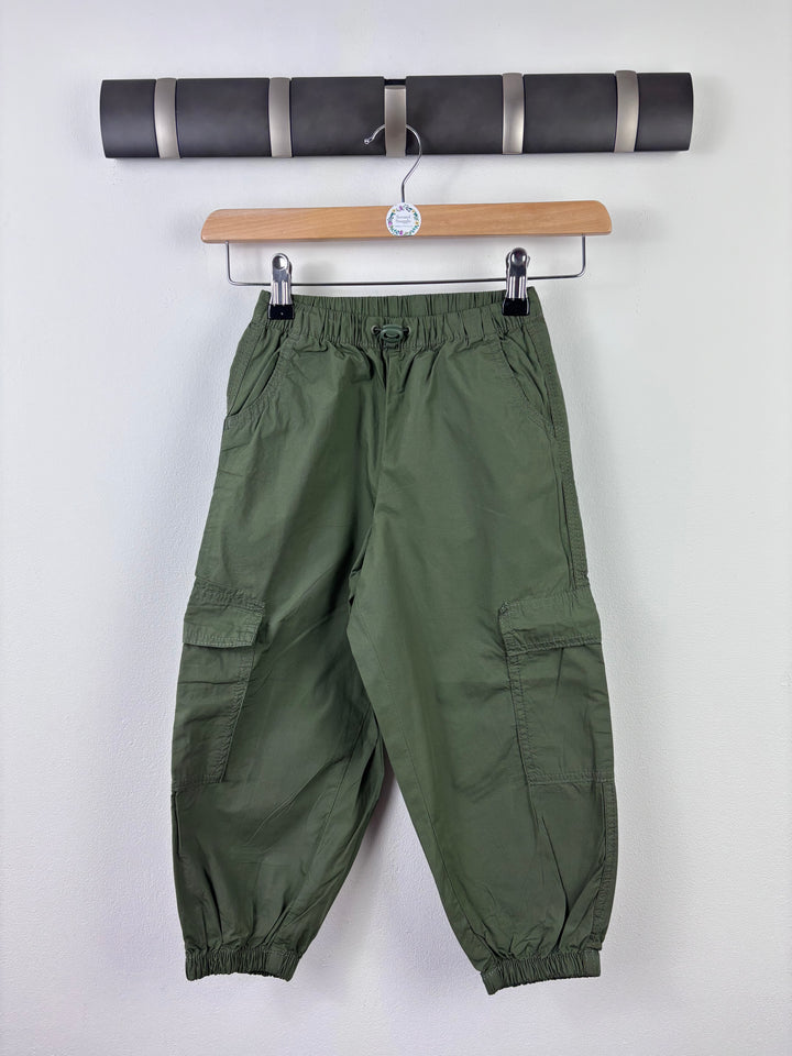 Next Green Cargo Trousers-Trousers-Second Snuggle Preloved