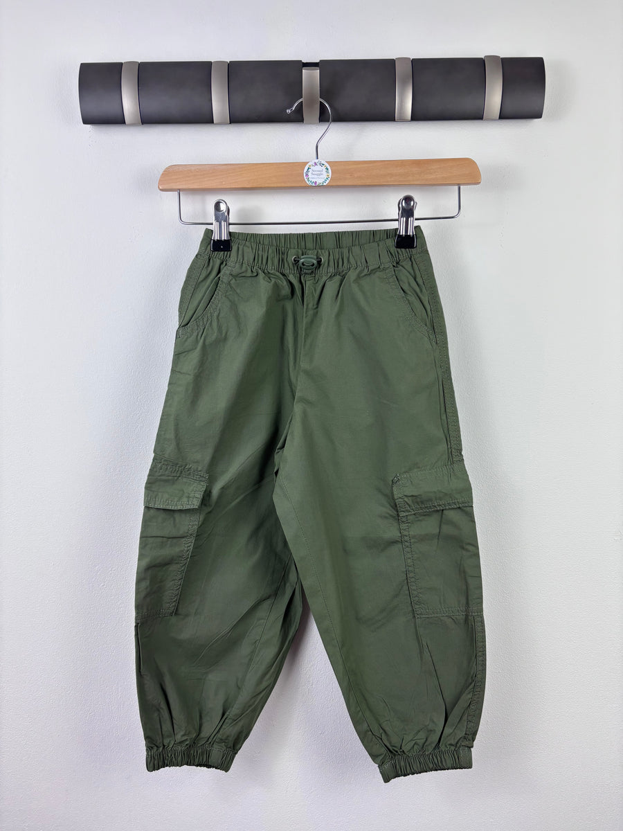 Next Green Cargo Trousers-Trousers-Second Snuggle Preloved