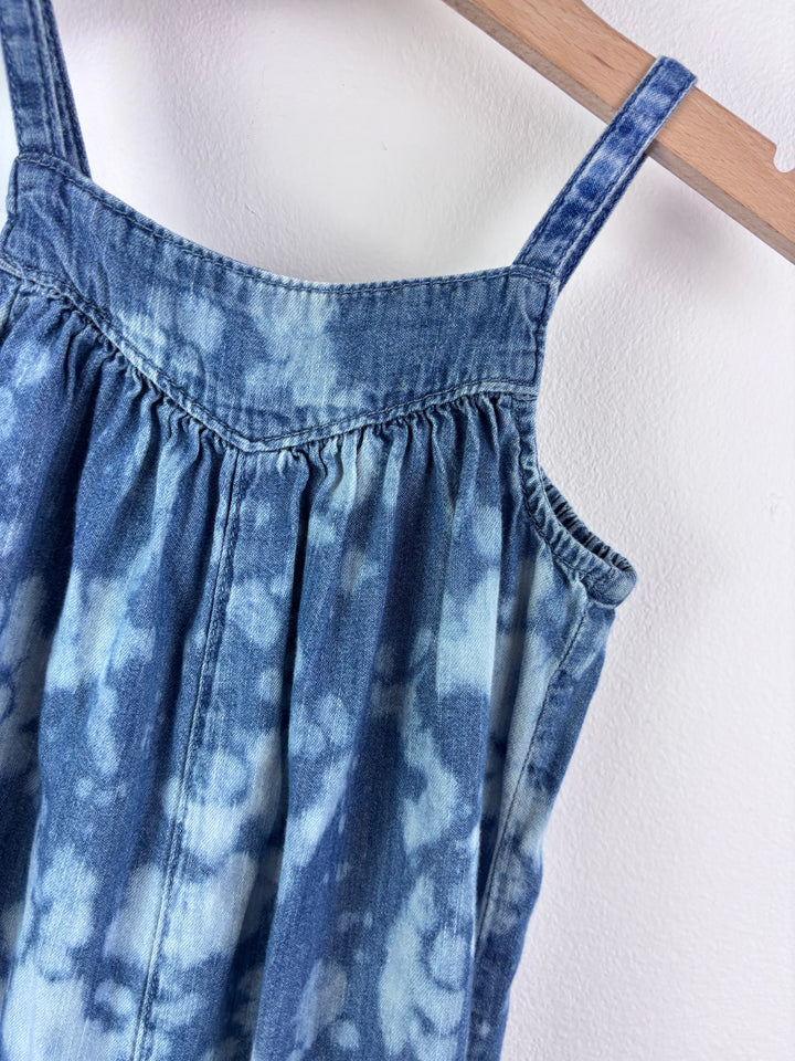 Gap Blue Tie Dye Denim Jumpsuit 2 Years-Jump Suits-Second Snuggle Preloved