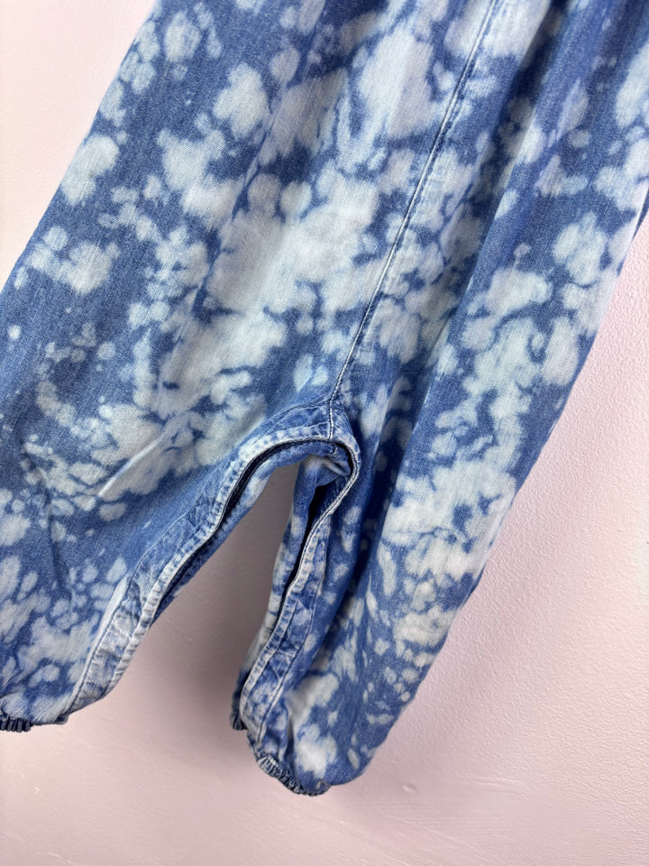 Gap Blue Tie Dye Denim Jumpsuit 2 Years-Jump Suits-Second Snuggle Preloved