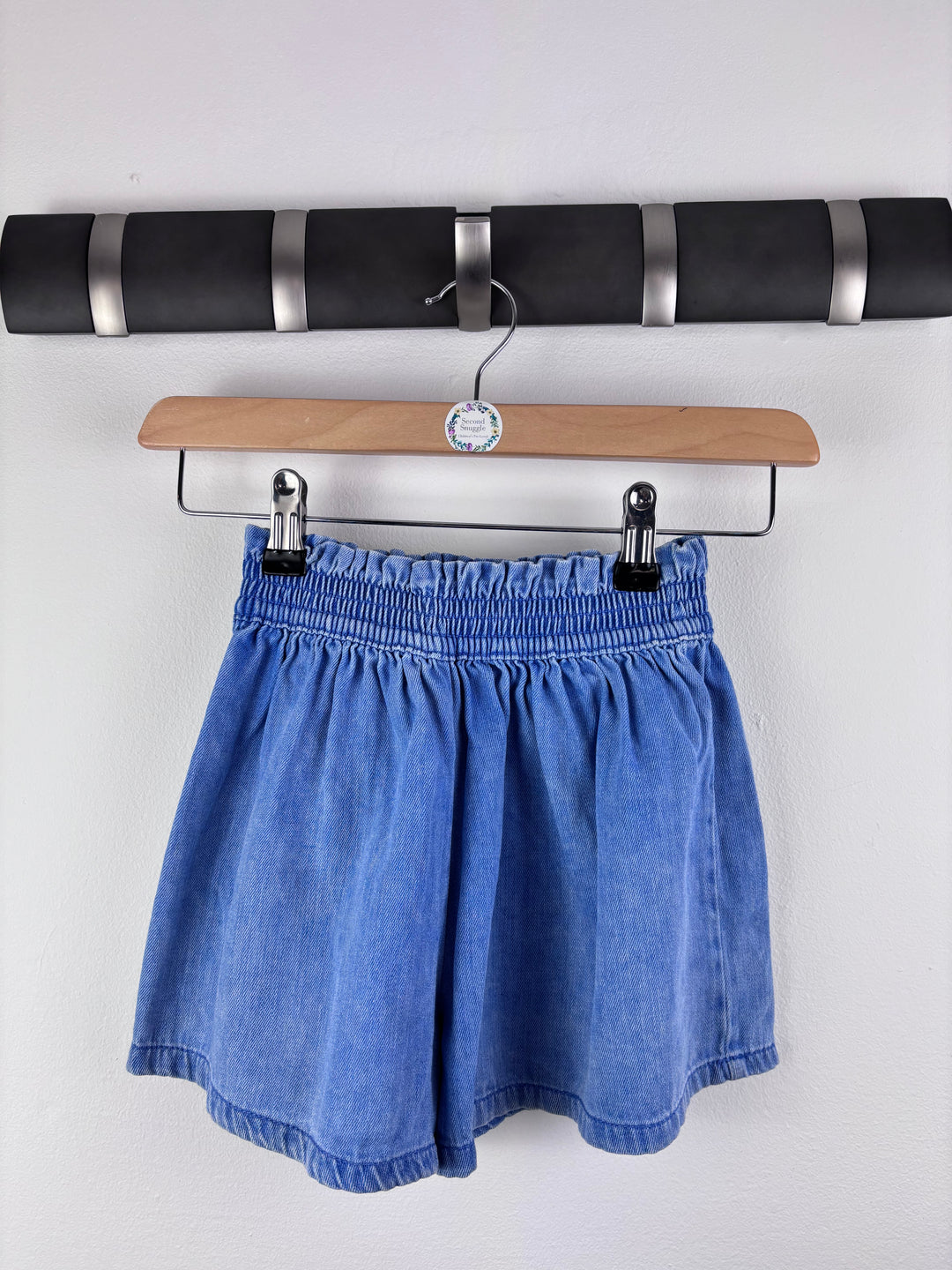 Next Blue Denim Skirt Elastic Waist 6 Years-Skirts-Second Snuggle Preloved