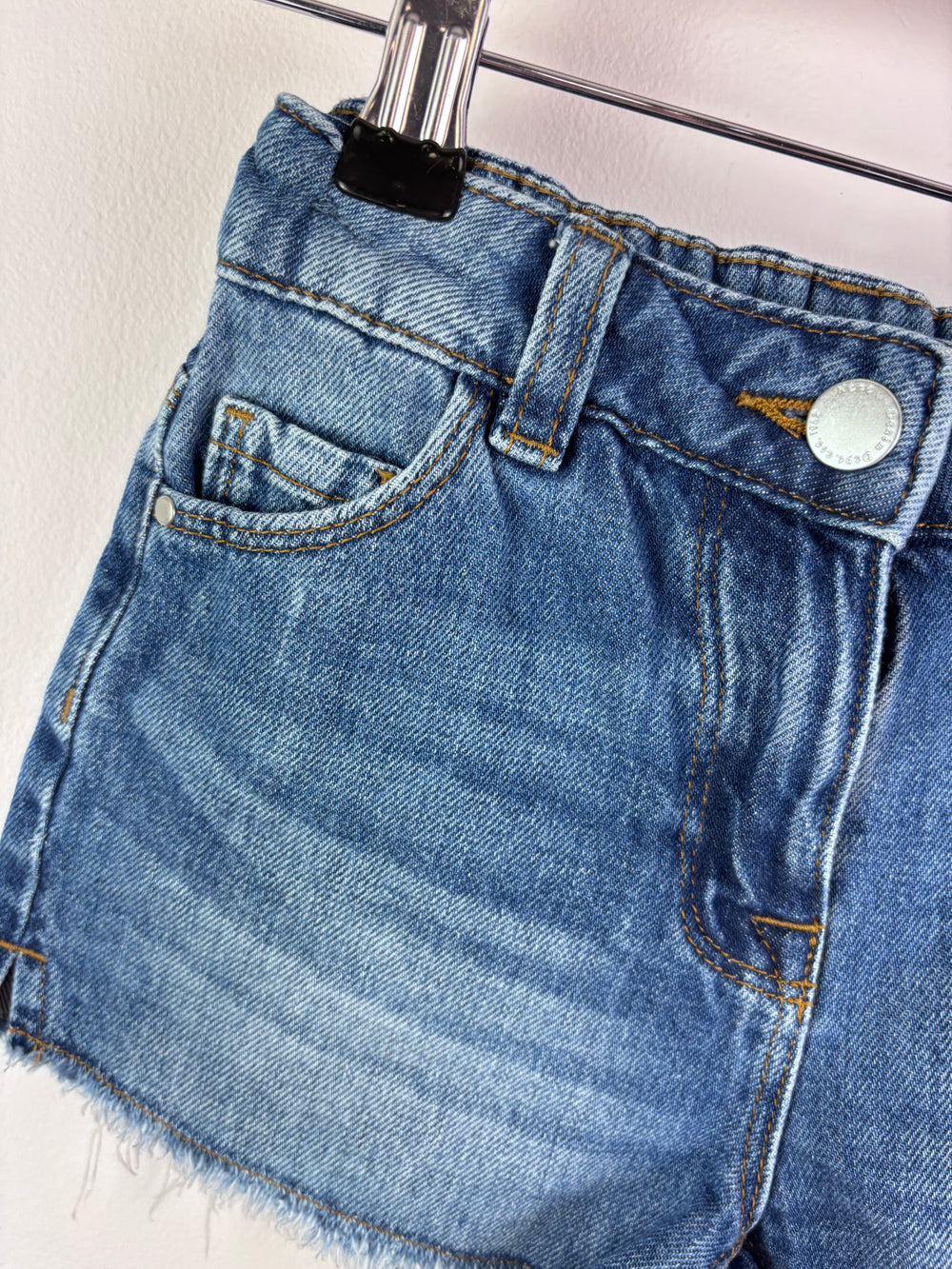 Next Blue Denim Distressed Shorts 5 Years-Shorts-Second Snuggle Preloved