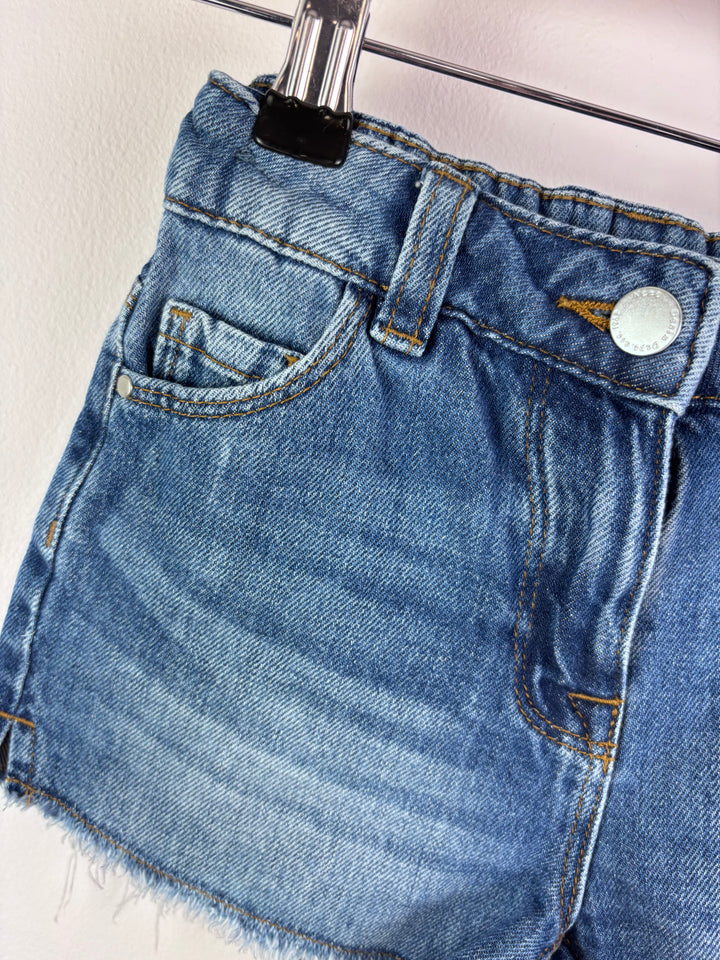 Next Blue Denim Distressed Shorts 5 Years-Shorts-Second Snuggle Preloved