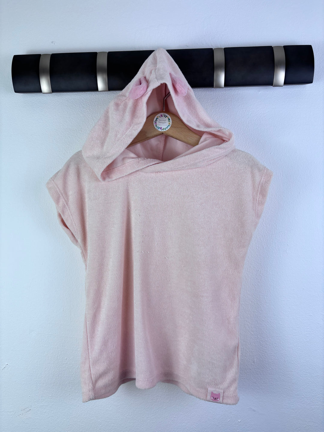 H&M Pink Hooded Towelling Cover Up 2-3 Years-Swimming-Second Snuggle Preloved