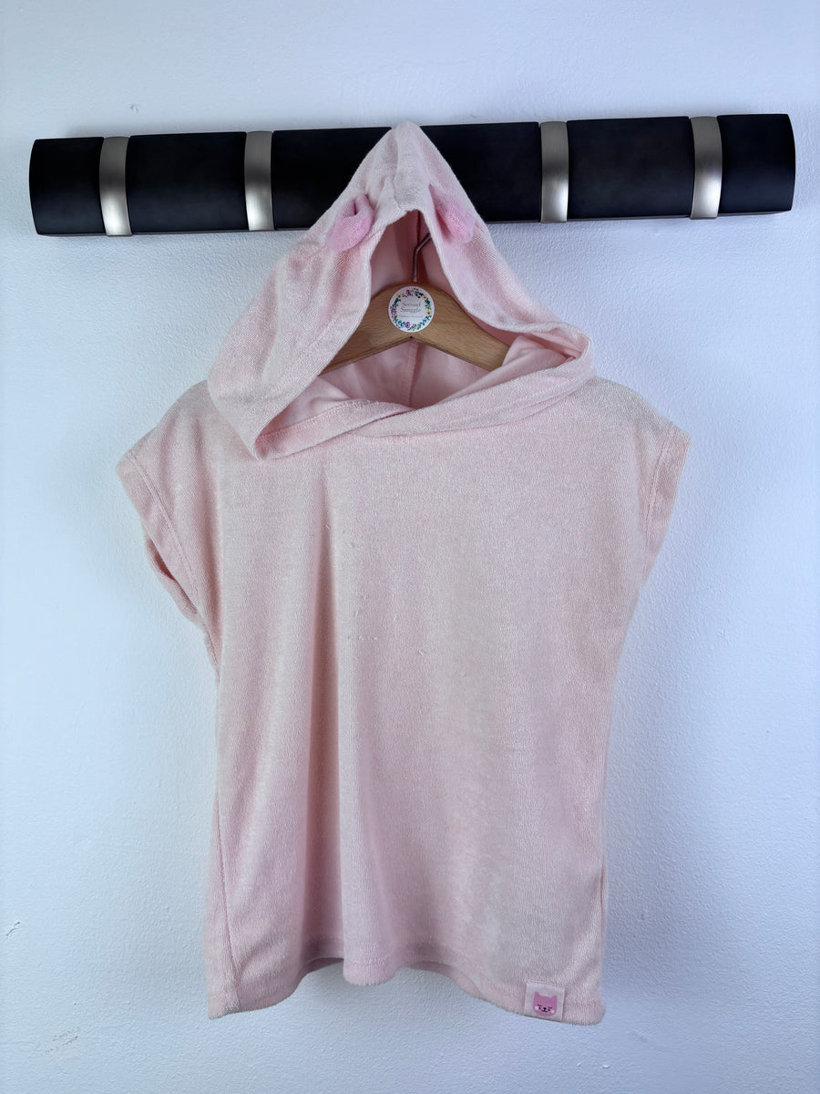 H&M Pink Hooded Towelling Cover Up 2-3 Years-Swimming-Second Snuggle Preloved