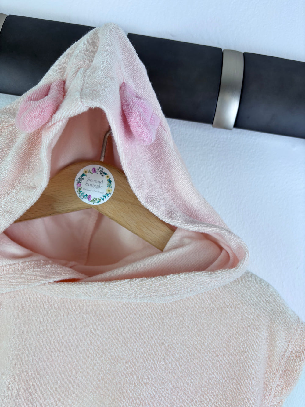 H&M Pink Hooded Towelling Cover Up 2-3 Years-Swimming-Second Snuggle Preloved