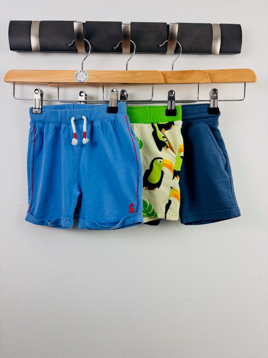 Next Joules JNY Blue 3 Pack Shorts 18-24 Months