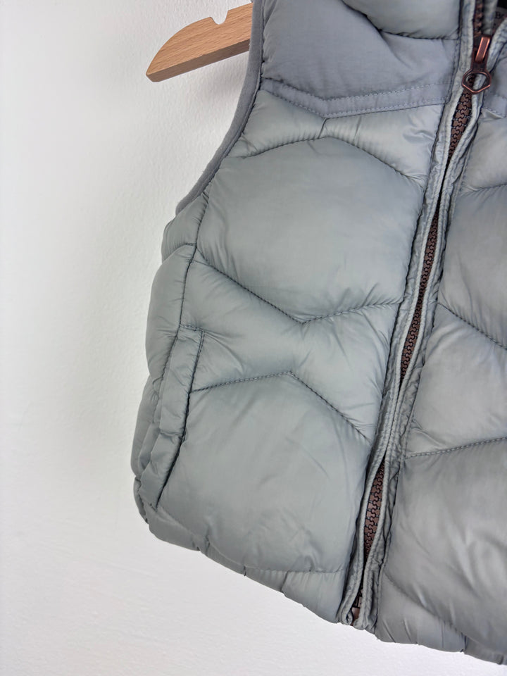 Zara Grey Padded Gilet 6-9 Months-Gilets-Second Snuggle Preloved