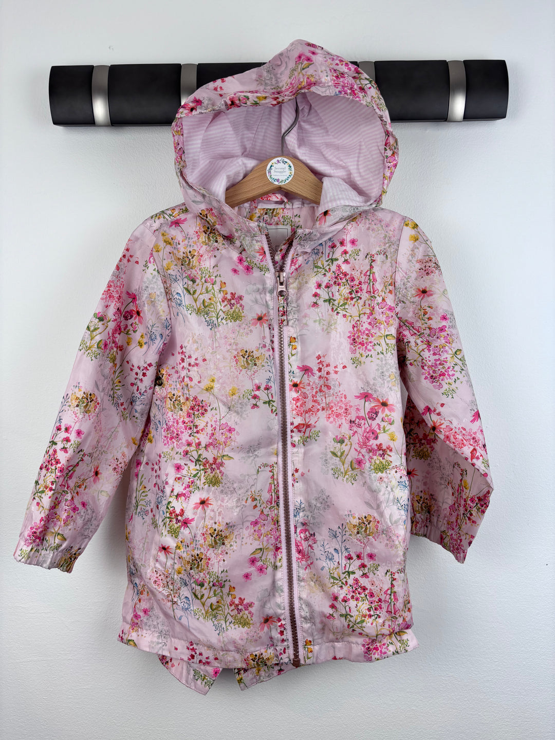 Next Floral Print Raincoat 3-4 Years-Coats-Second Snuggle Preloved