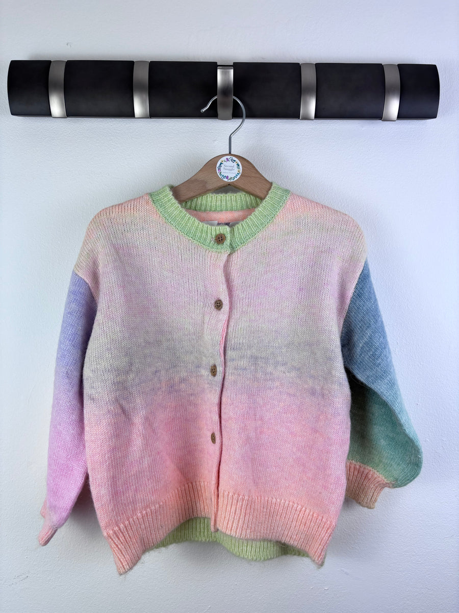 Ex M&S Pastel Ombre Cardigan 4-5 Years-Cardigans-Second Snuggle Preloved