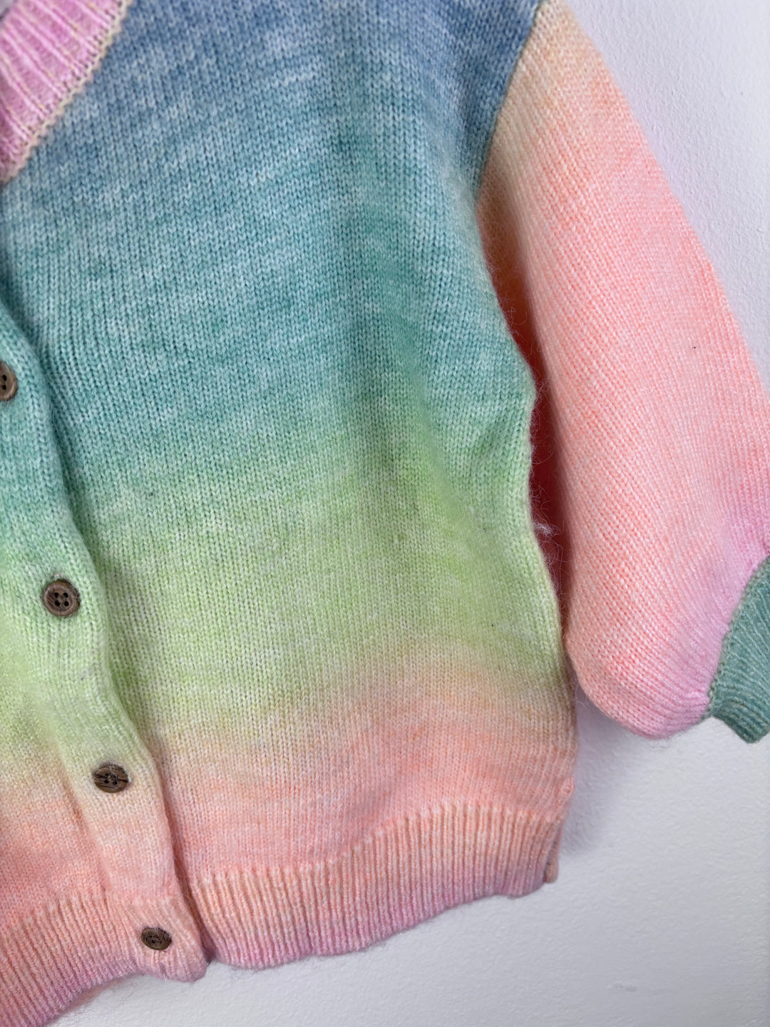 Ex M&S Pastel Ombre Cardigan 2-3 Years-Cardigans-Second Snuggle Preloved