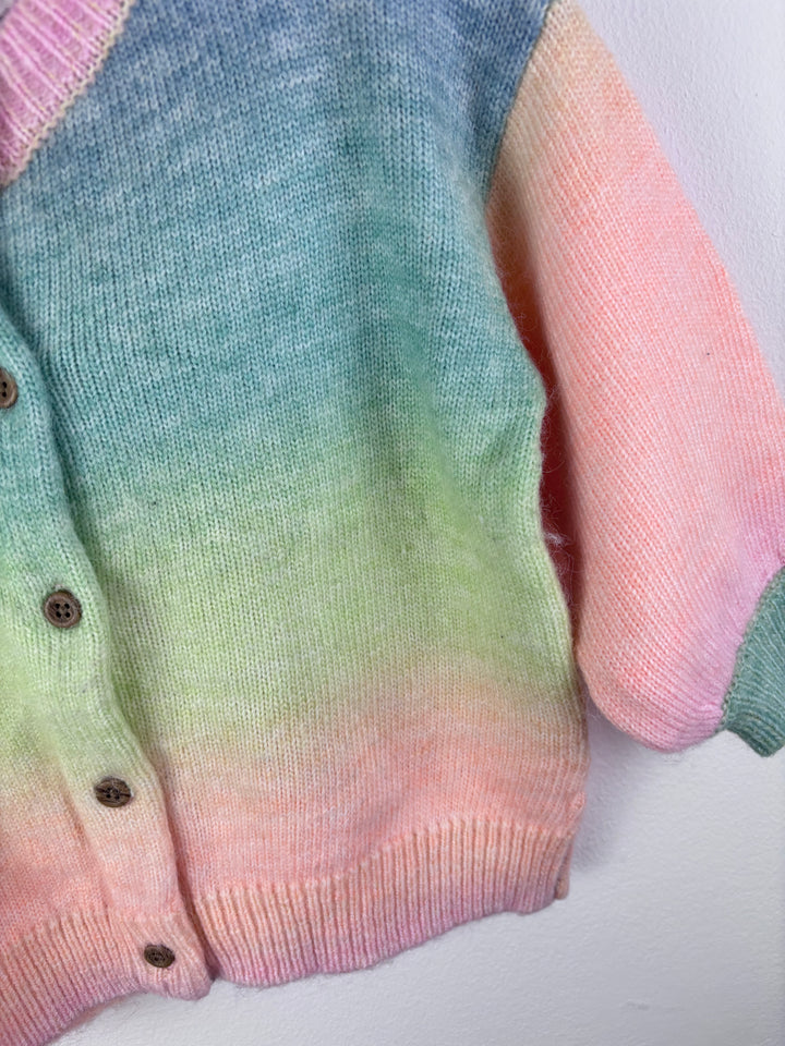 Ex M&S Pastel Ombre Cardigan 2-3 Years-Cardigans-Second Snuggle Preloved