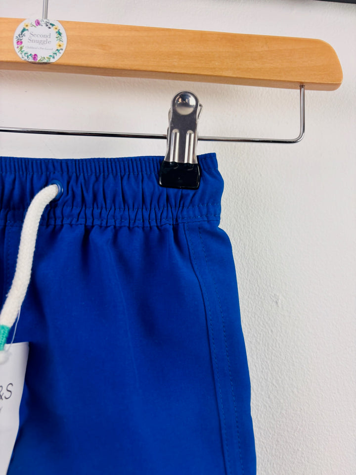M&S Royal Blue Swim Shorts 9-12 Months