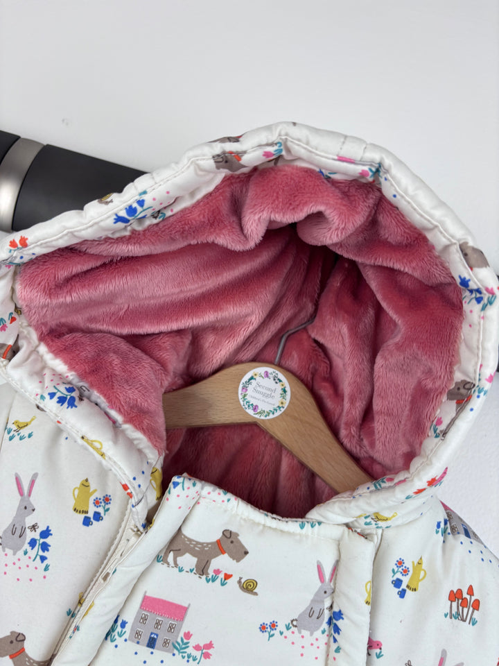John Lewis Animal Print Snowsuit 9-12 Months-Snow Suits-Second Snuggle Preloved