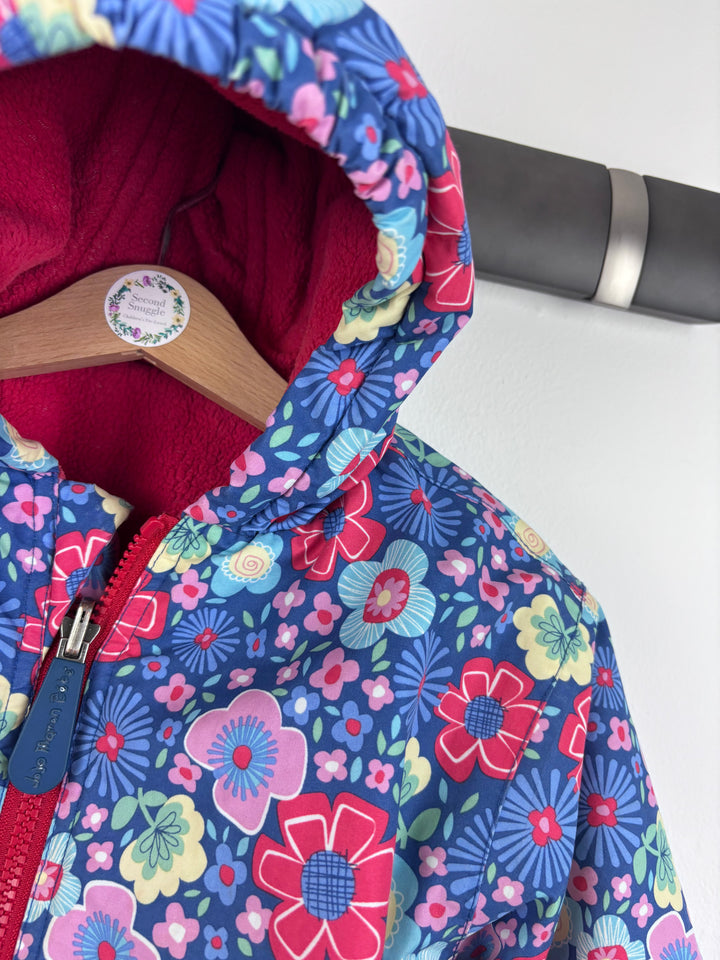 JoJo Maman Bebe Floral Print Coat 3-4 Years-Coats-Second Snuggle Preloved