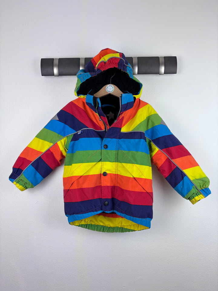 Molo Rainbow Jacket 98cm (2-3 Years) *Read Description-Coats-Second Snuggle Preloved