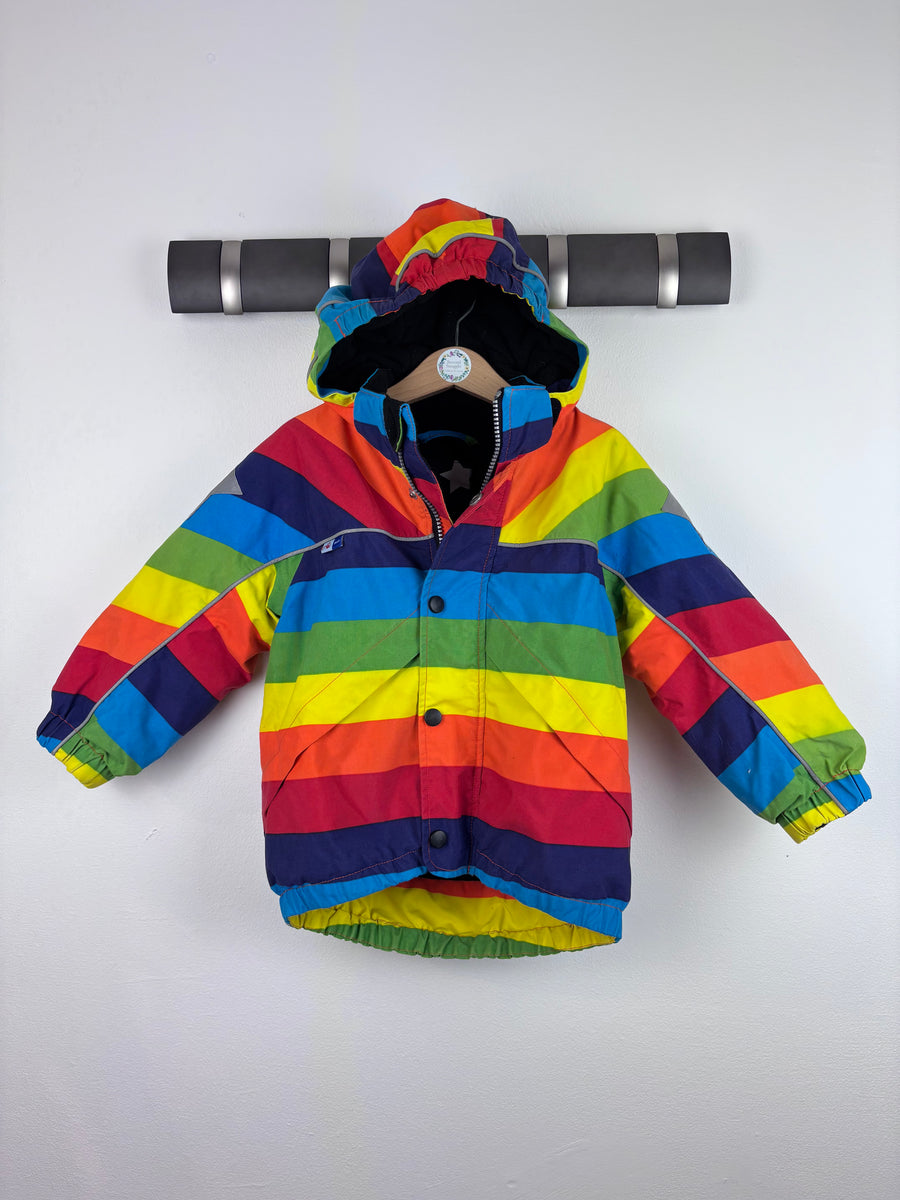 Molo Rainbow Jacket 98cm (2-3 Years) *Read Description-Coats-Second Snuggle Preloved