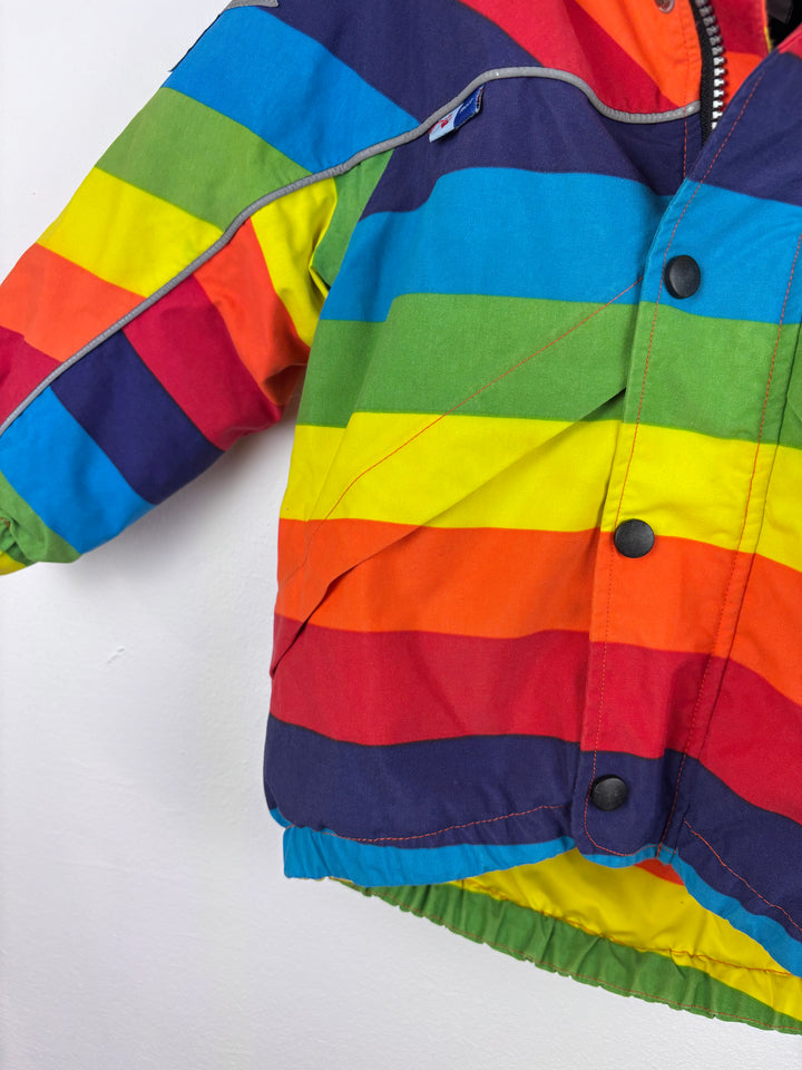 Molo Rainbow Jacket 98cm (2-3 Years) *Read Description-Coats-Second Snuggle Preloved