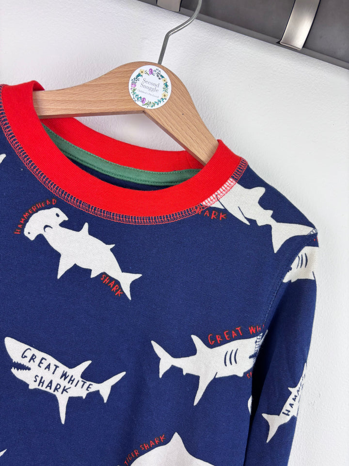 Mini Boden Shark Sweatshirt 4-5 Years-Jumpers-Second Snuggle Preloved