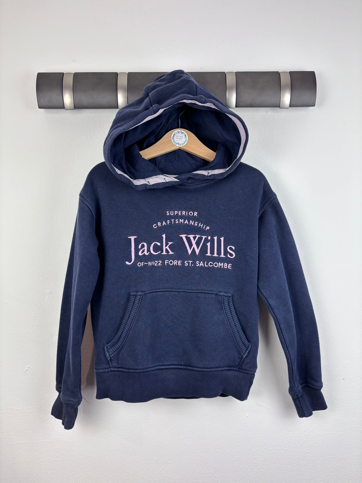 Jack Wills Navy Hoodie 5-6 Years-Hoodies-Second Snuggle Preloved