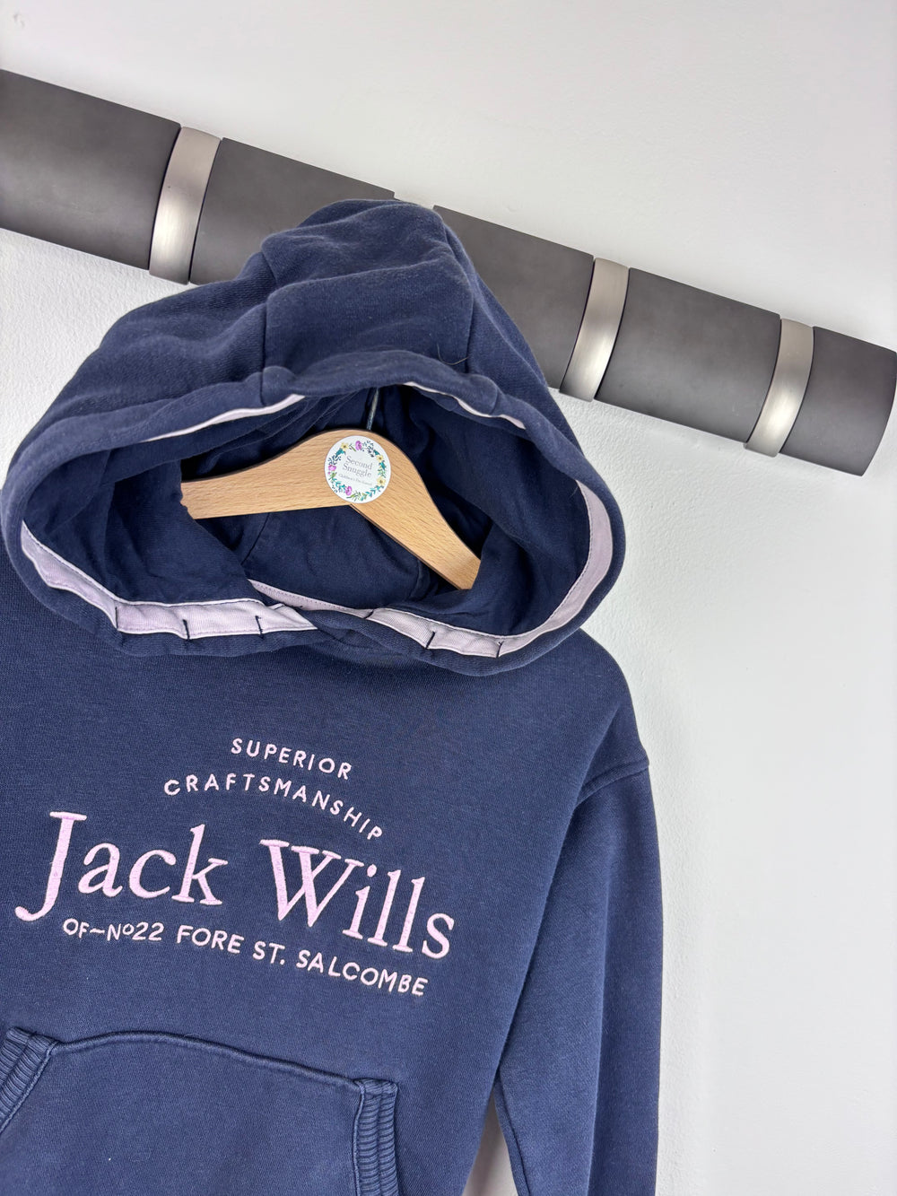 Jack Wills Navy Hoodie 5-6 Years-Hoodies-Second Snuggle Preloved