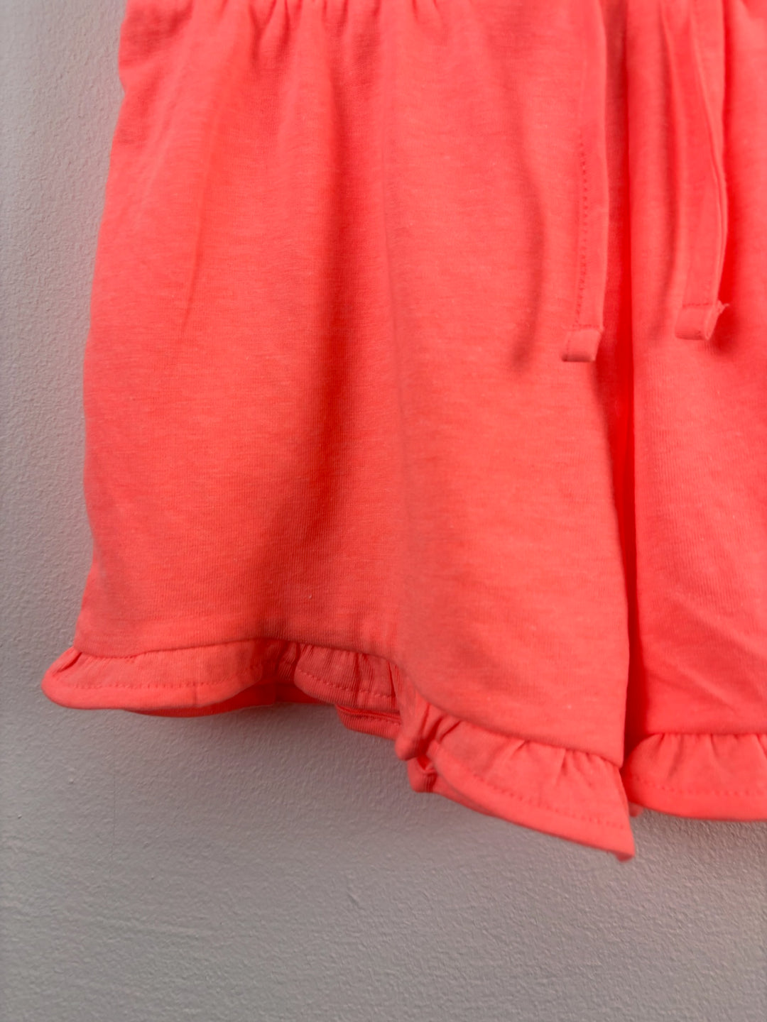 Fred & Flo Coral Frill Hem Shorts 5-6 Years