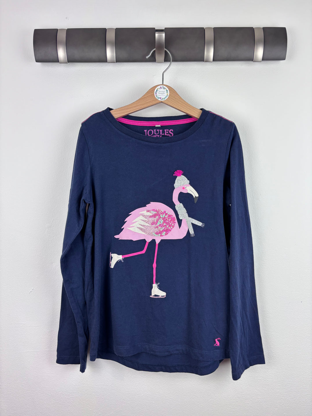 Joules Flamingo Top 9-10 Years