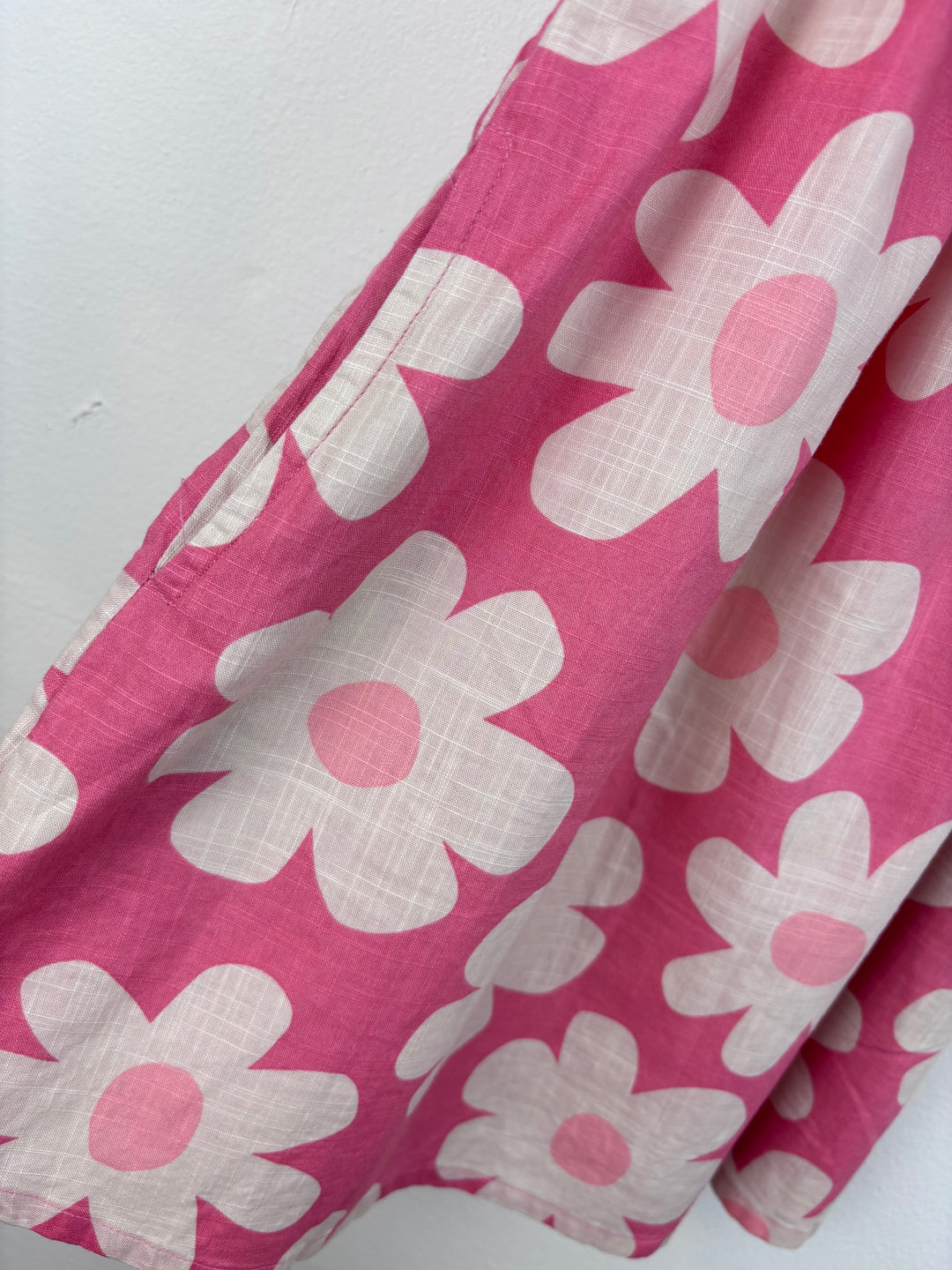 Next Pink Daisy Print Summer Dress 3 Years-Dresses-Second Snuggle Preloved