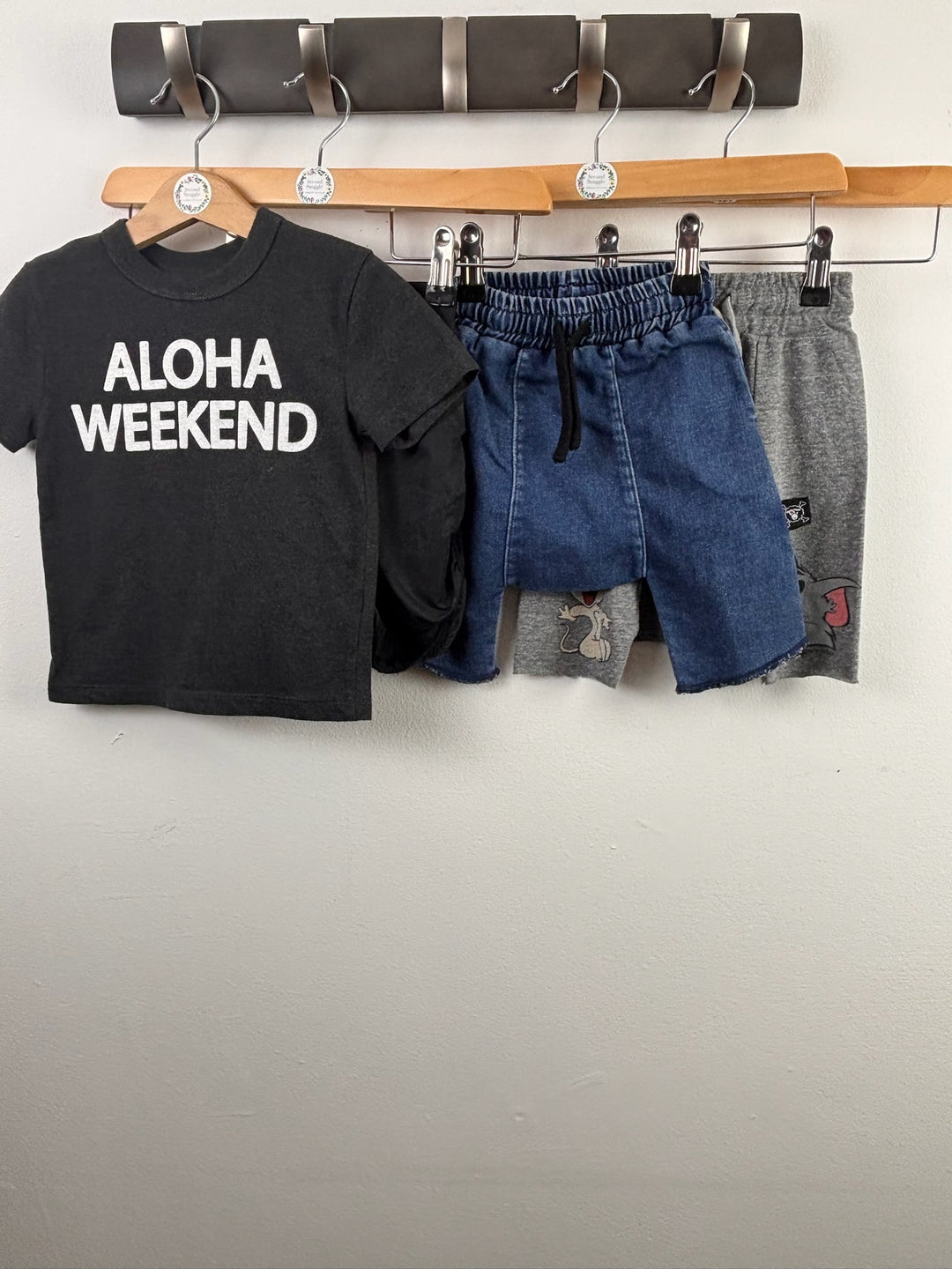 Mixed Brand T-Shirt & Shorts 4 Piece Bundle 18-24 Months