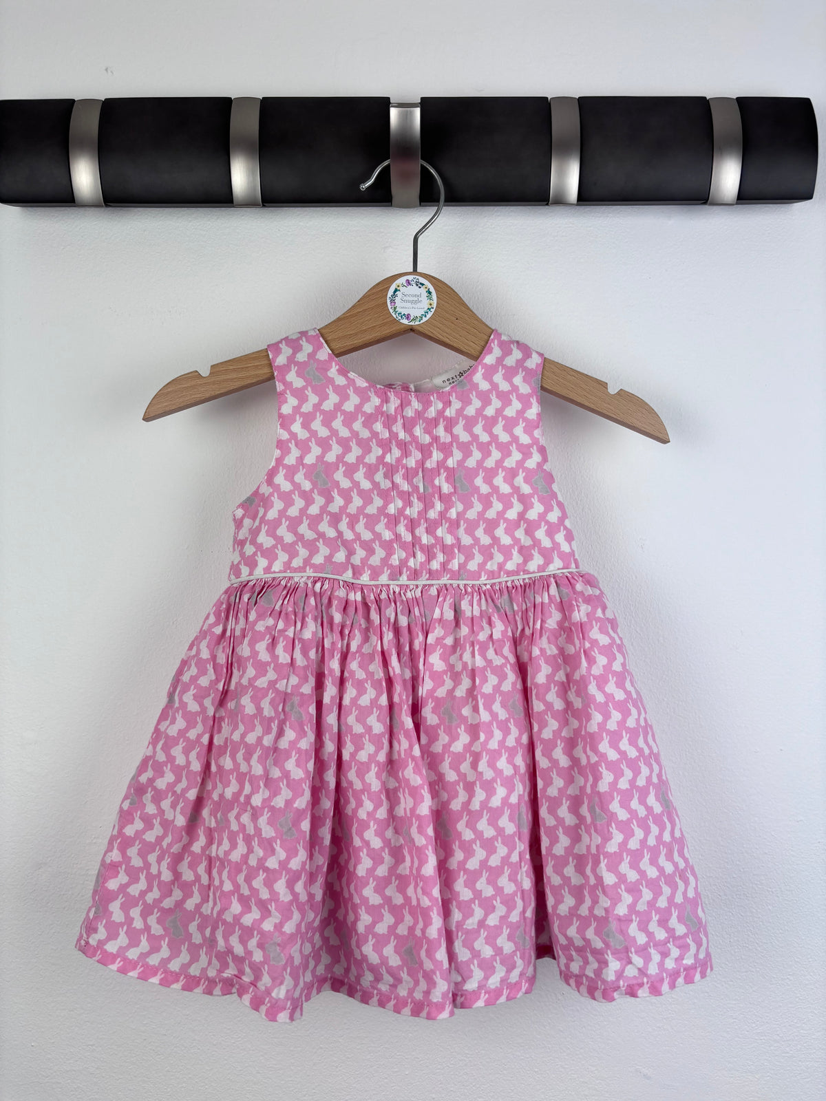 Next Bunny Print Dress 3-6 Months-Dresses-Second Snuggle Preloved