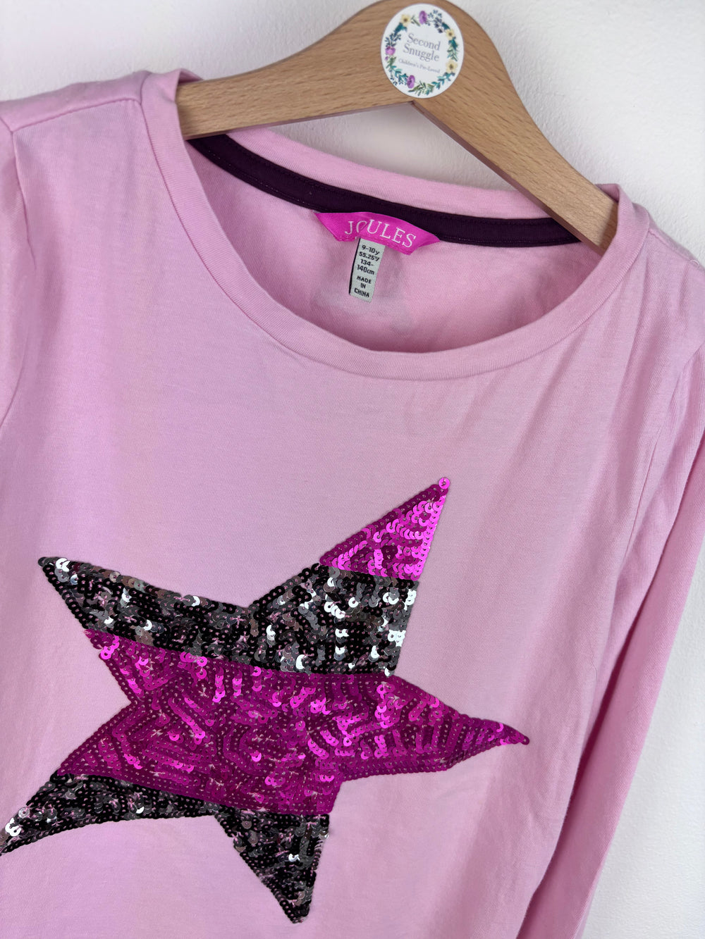 Joules Sequin Star Top 9-10 Years-Tops-Second Snuggle Preloved