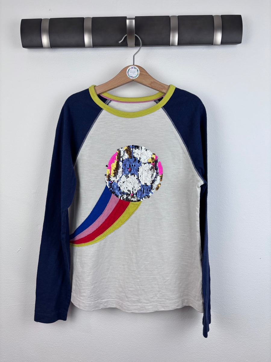 Boden Sequin Football Top 9-10 Years-Tops-Second Snuggle Preloved