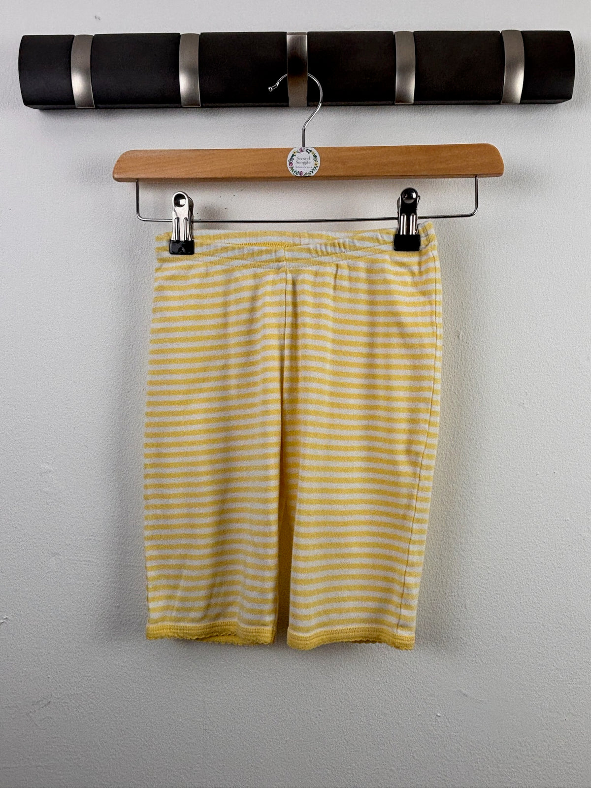 Boden Yellow Stripe Long Shorts 6 Years-Shorts-Second Snuggle Preloved