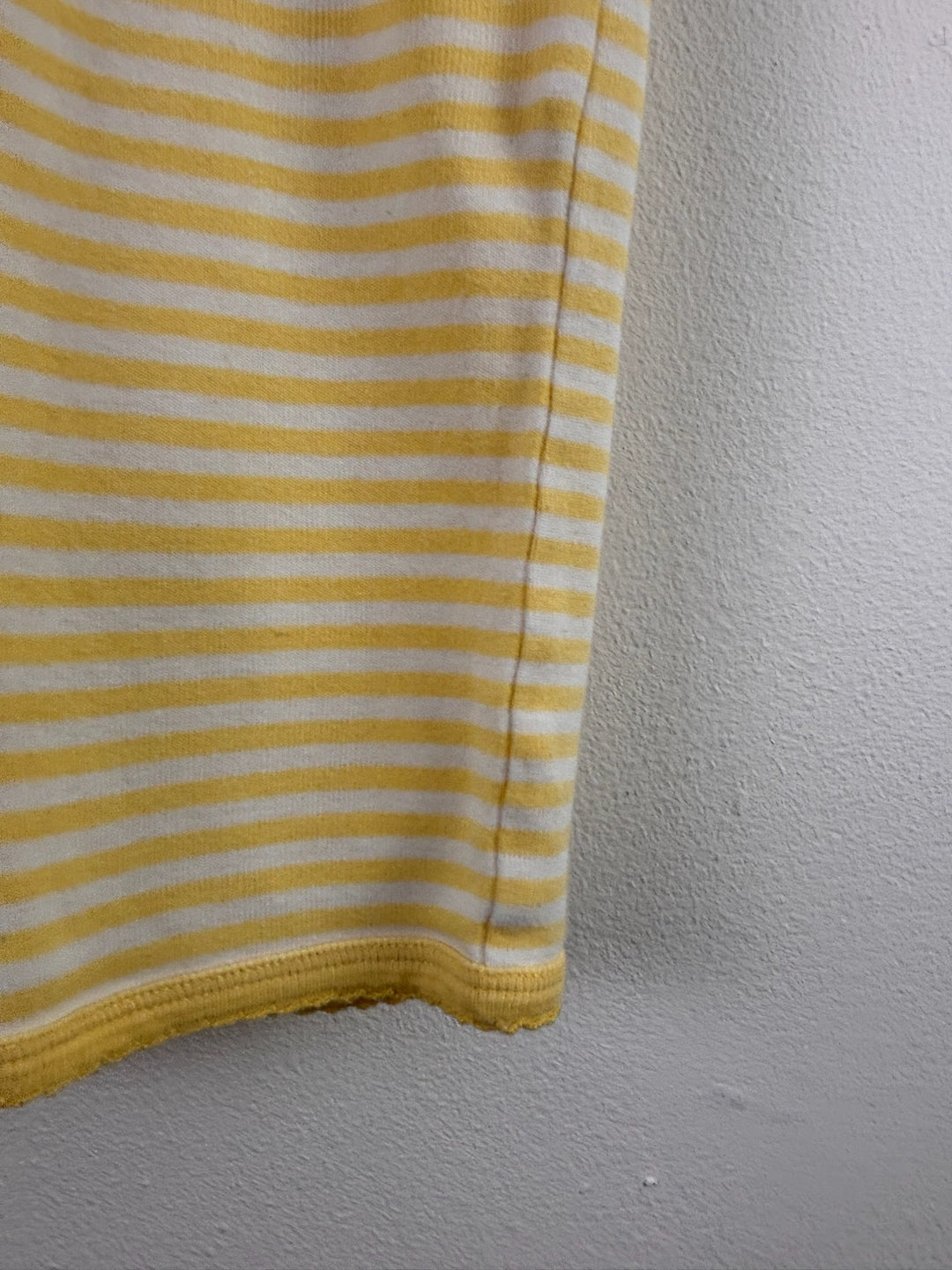 Boden Yellow Stripe Long Shorts 6 Years