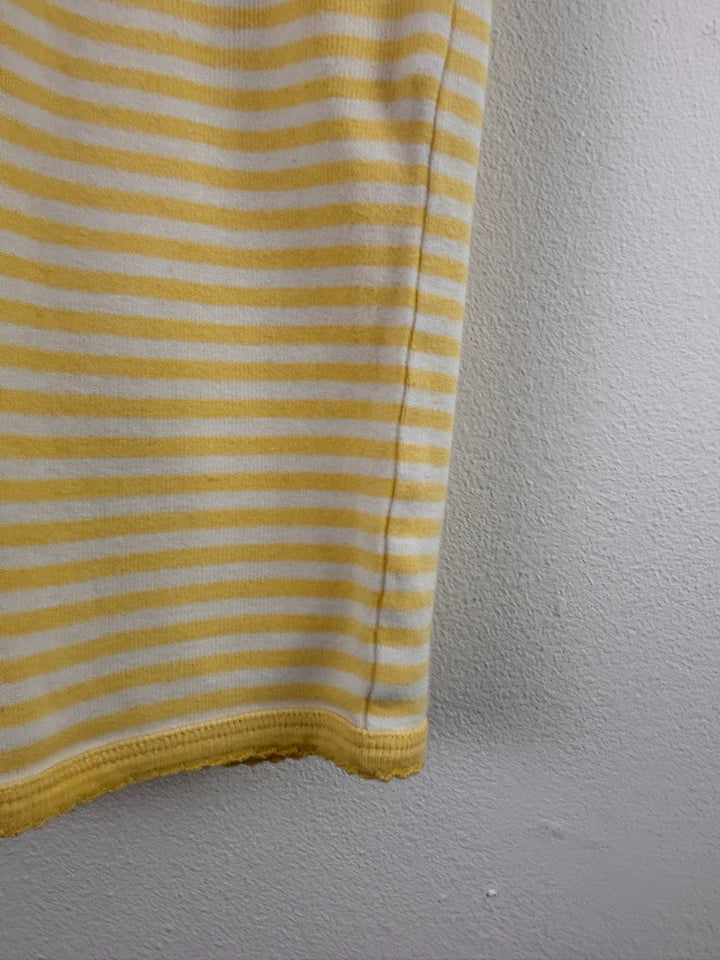 Boden Yellow Stripe Long Shorts 6 Years