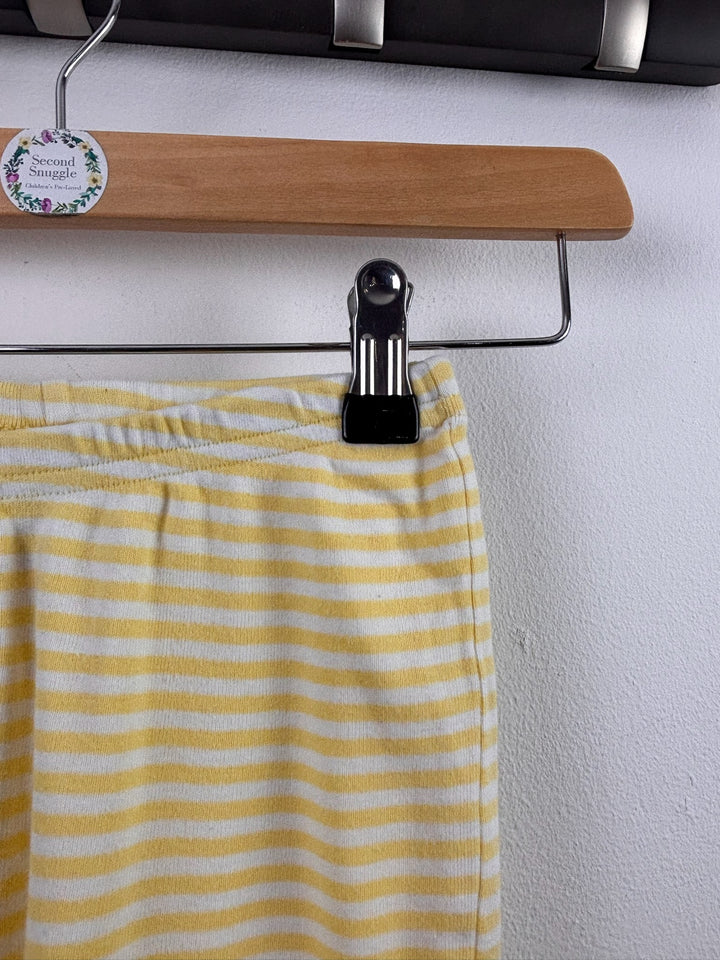 Boden Yellow Stripe Long Shorts 6 Years