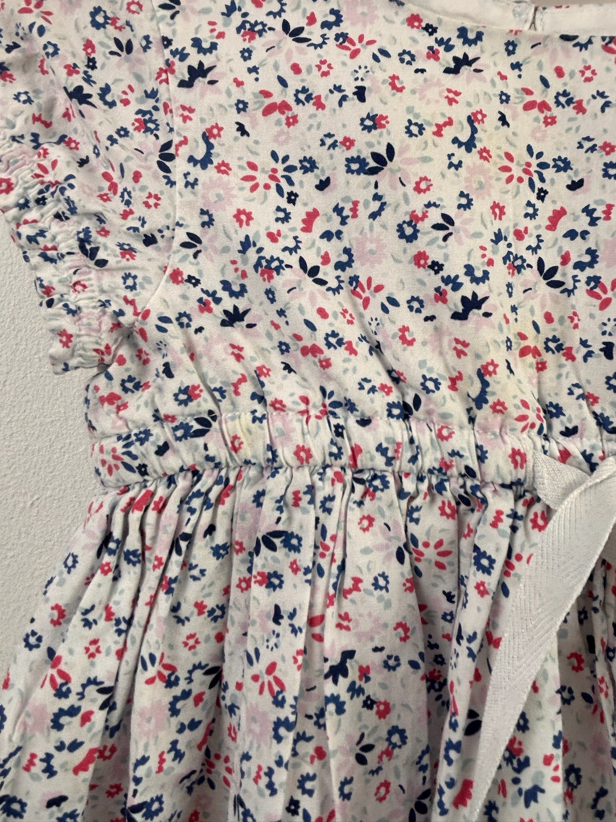 The Little White Company White Floral Dress 12-18 Months-Dresses-Second Snuggle Preloved