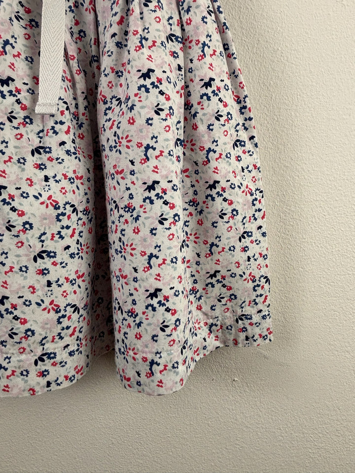 The Little White Company White Floral Dress 12-18 Months