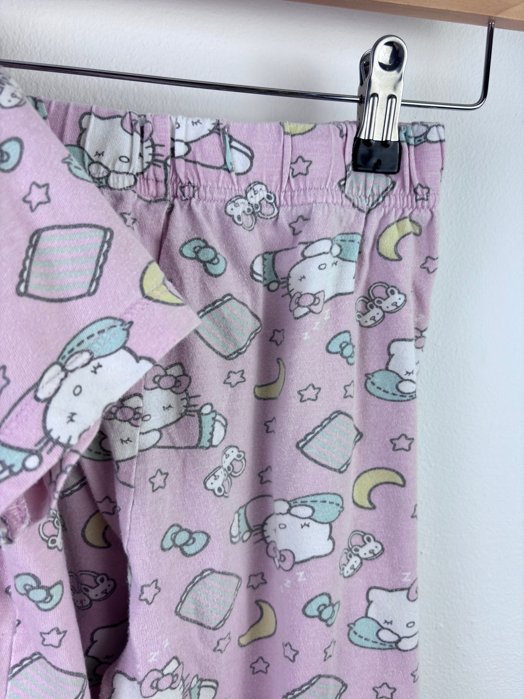 Sanrio Pink Hello Kitty Pyjama Set 8-9 Years-Night Wear-Second Snuggle Preloved