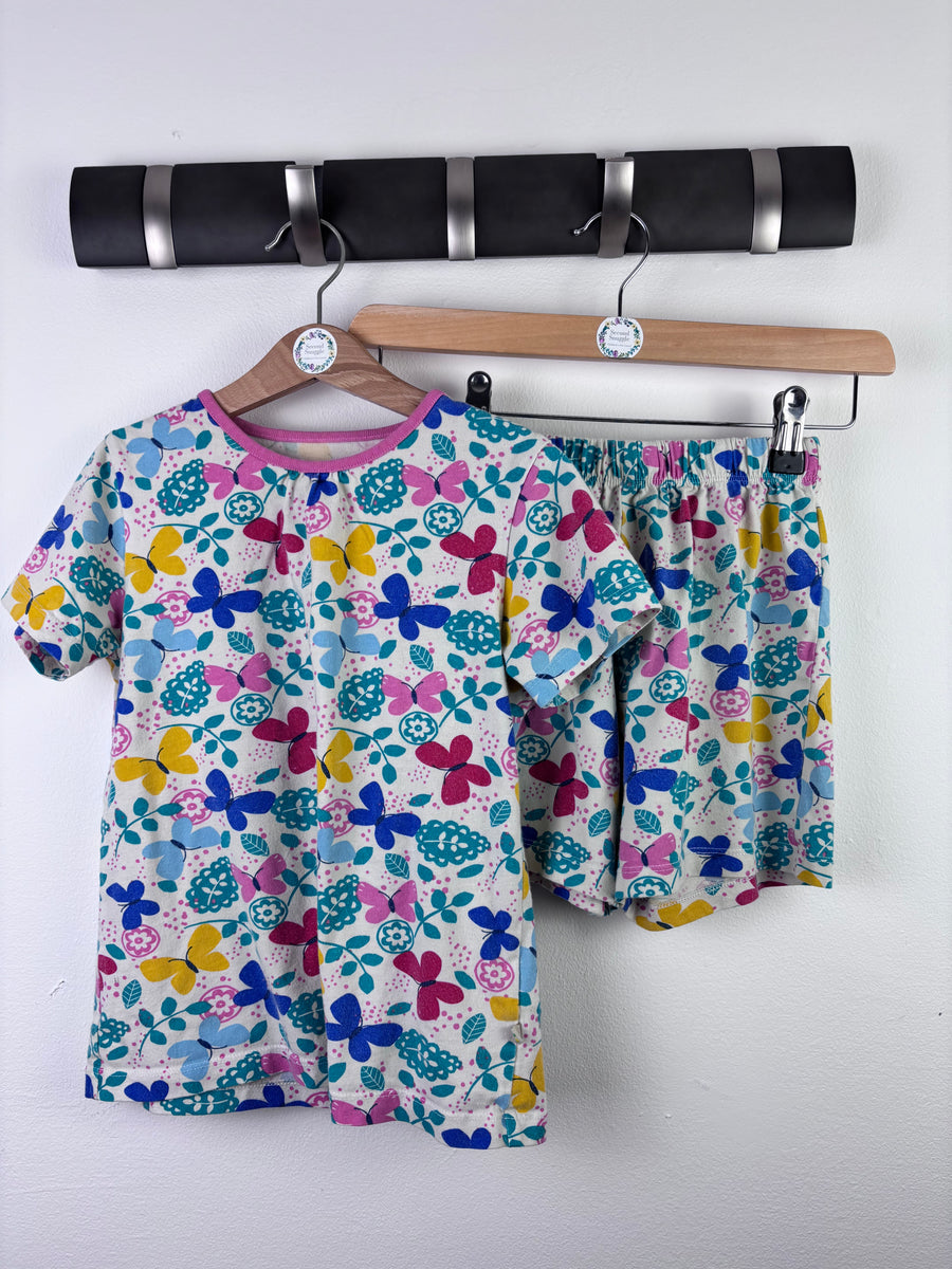 Frugi Butterfly Print Night Clothes Set 7-8 Years-Night Wear-Second Snuggle Preloved