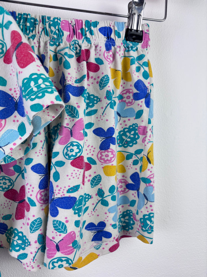 Frugi Butterfly Print Night Clothes Set 7-8 Years-Night Wear-Second Snuggle Preloved