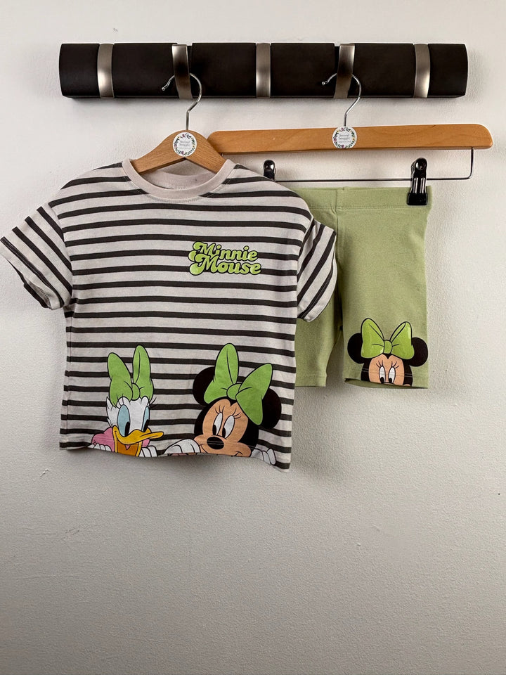Next Minnie Mouse T-Shirt & Cycling Shorts Set 12-18 Months
