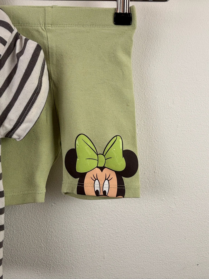 Next Minnie Mouse T-Shirt & Cycling Shorts Set 12-18 Months