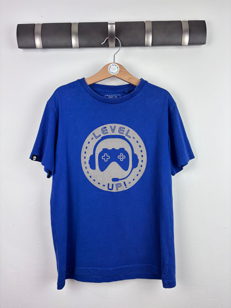 Next Blue Level Up T Shirt 9 Years-Tops-Second Snuggle Preloved
