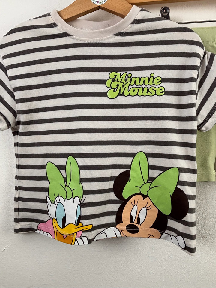 Next Minnie Mouse T-Shirt & Cycling Shorts Set 12-18 Months