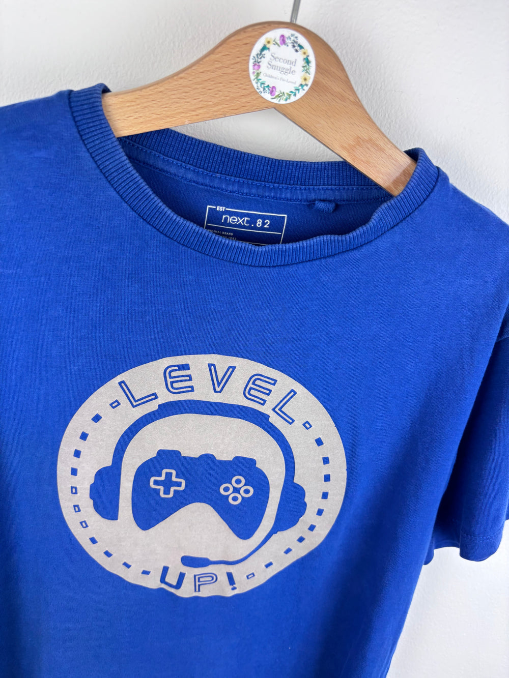 Next Blue Level Up T Shirt 9 Years-Tops-Second Snuggle Preloved