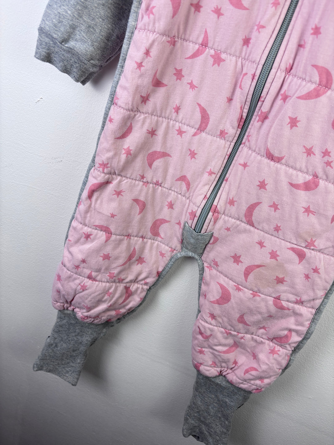 Love to Dream Pink Moon Sleep Suit Size 3 (2-3 Years)-Sleeping Bags-Second Snuggle Preloved