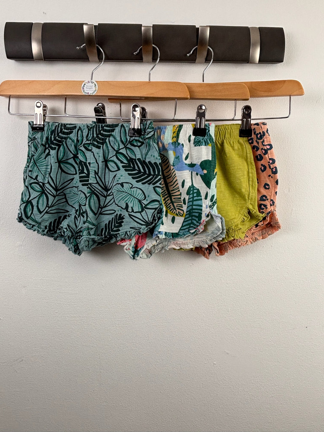 Next Multicolour Frill Shorts 4 Pack 2-3 Years