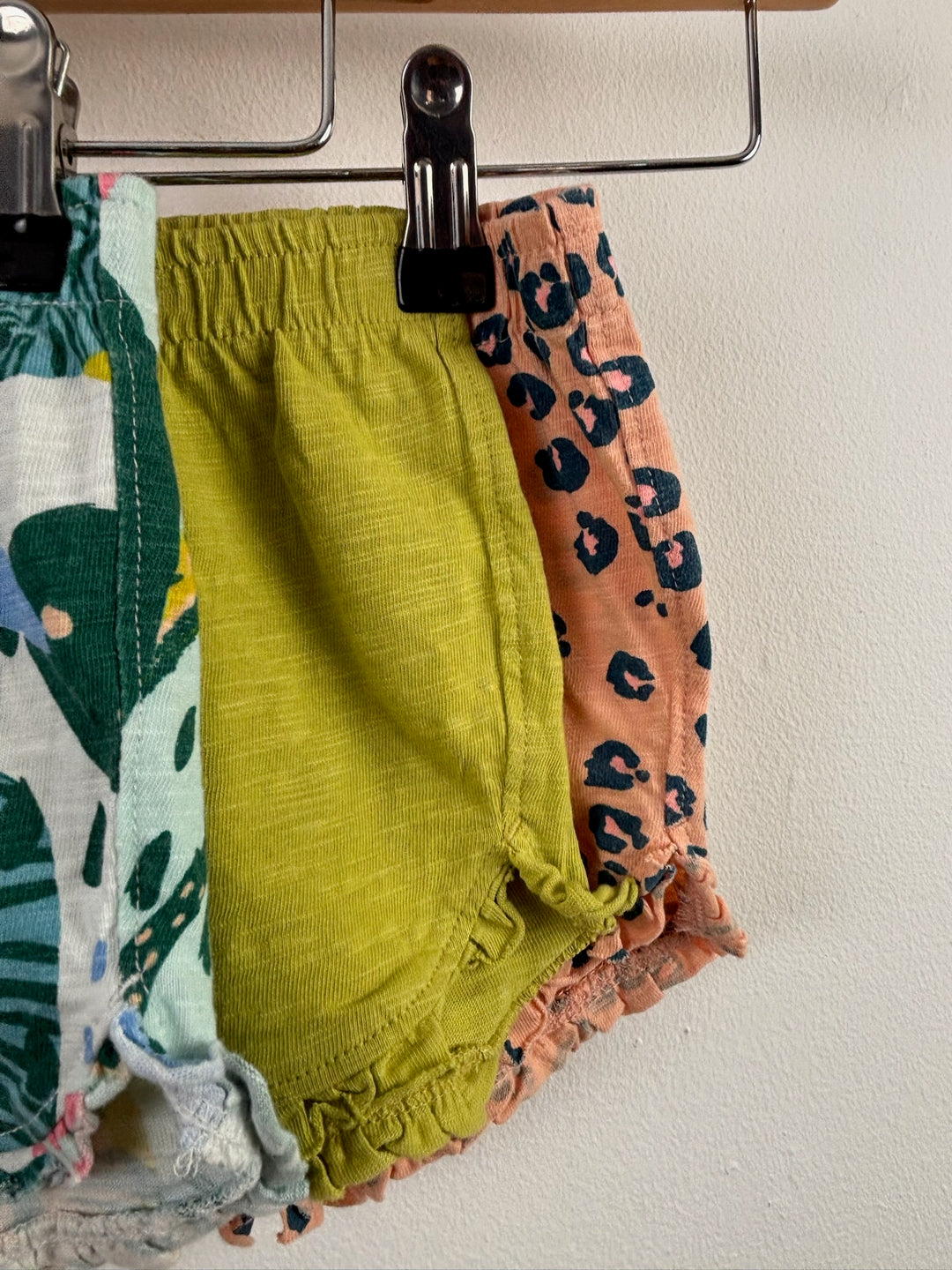 Next Multicolour Frill Shorts 4 Pack 2-3 Years